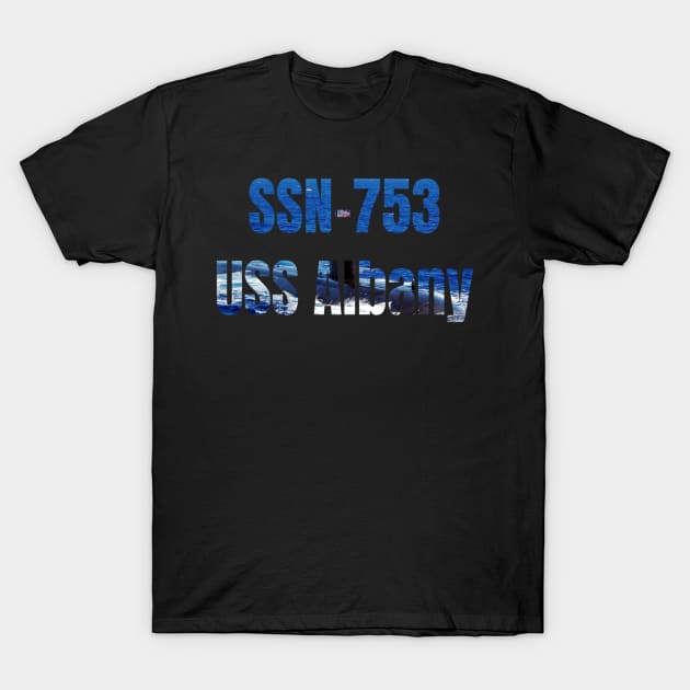 USS Albany (SSN-753), Navy Sailor Veteran Gift T-Shirt by woormle